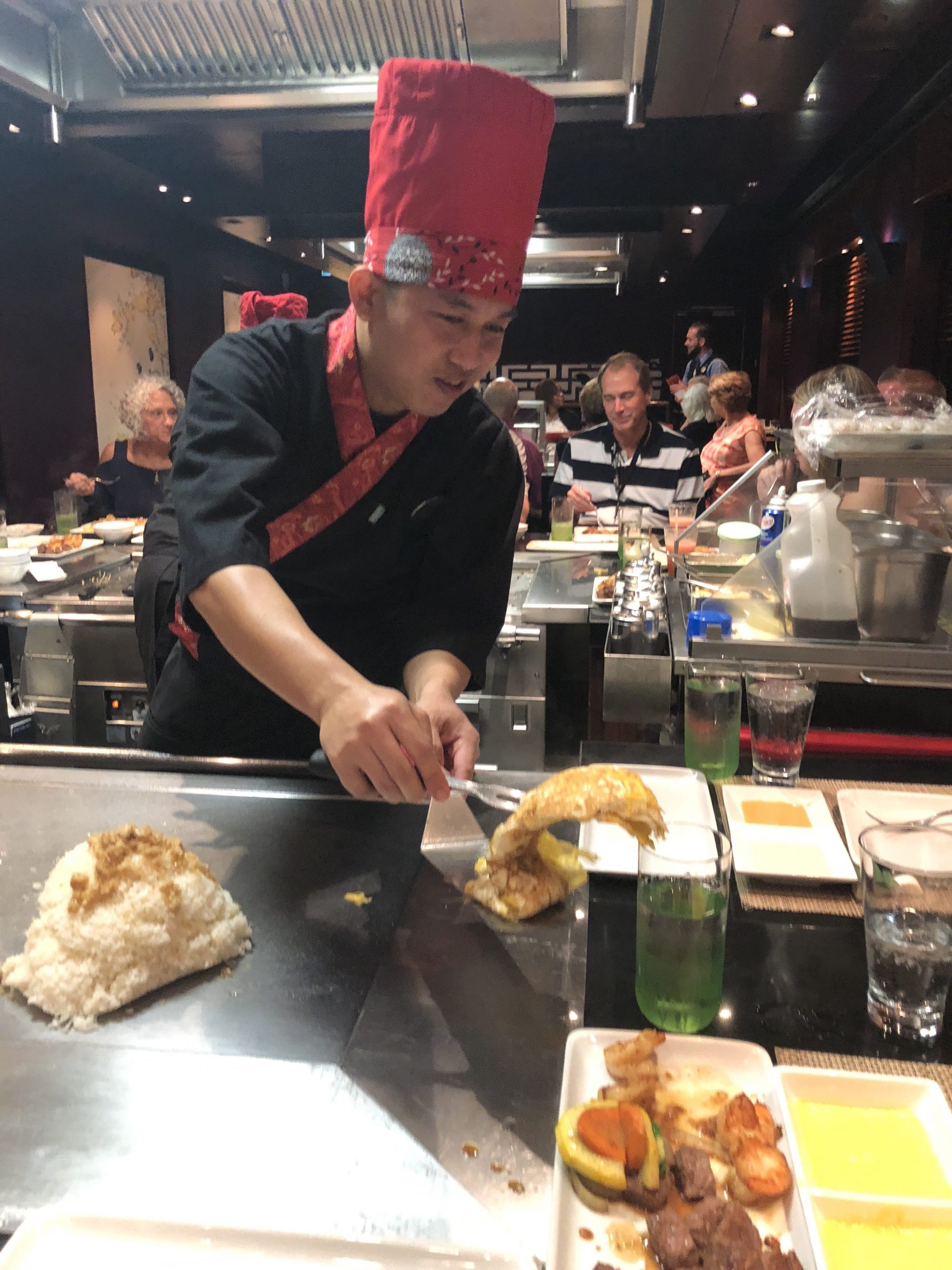 Teppanyaki på Norwegian Getaway