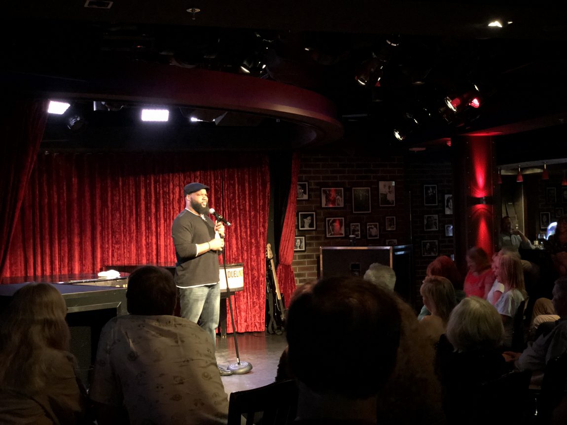 Norwegian Getaway - shower, stand up comedy