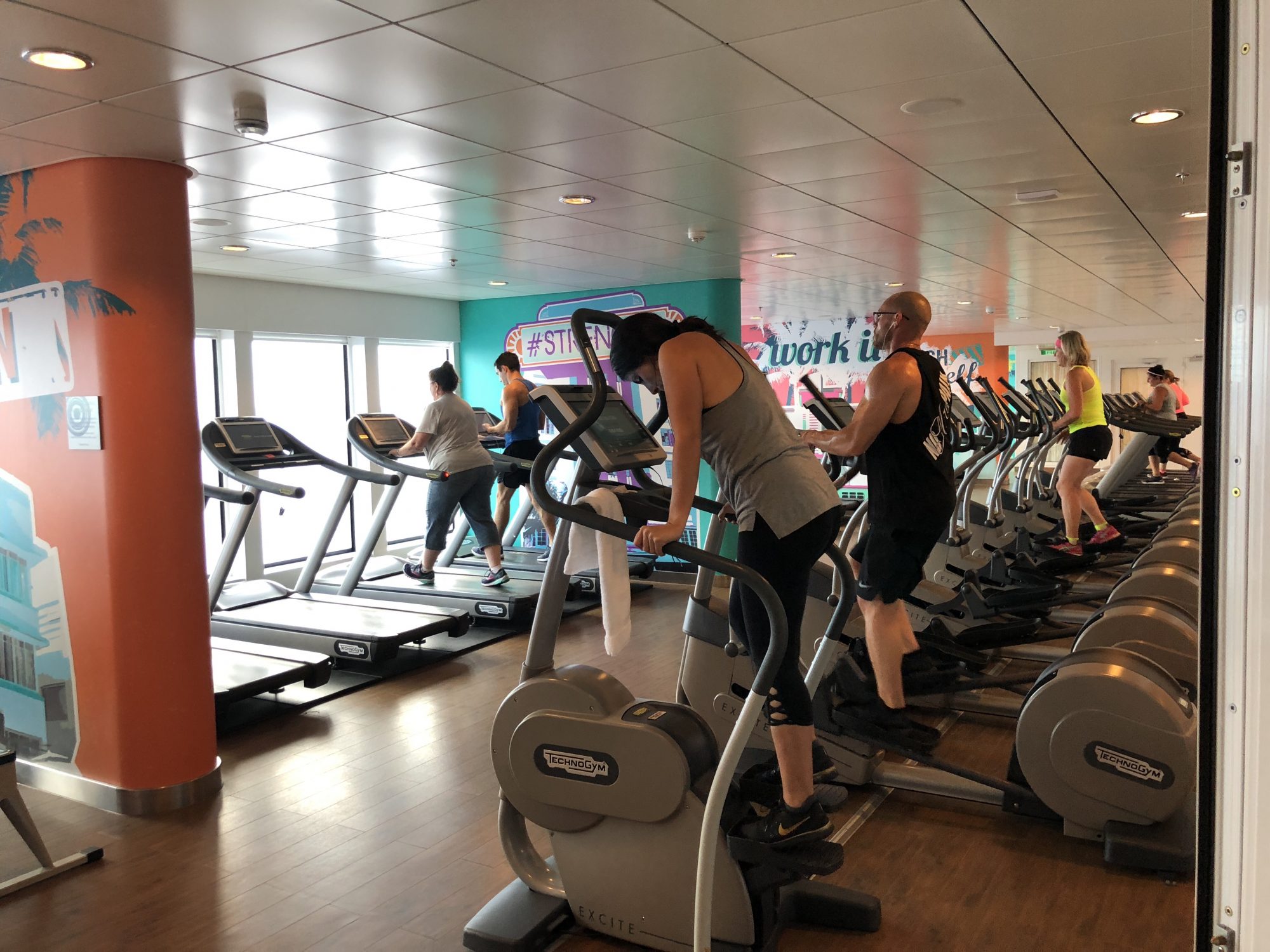 Spa och gym på Norwegian Getaway