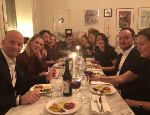 Lyxig trerättersmiddag