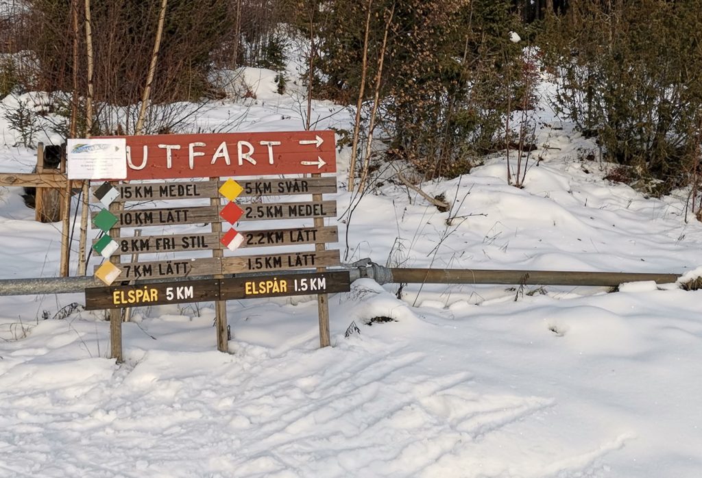 Längdskidåkning i Bergebo