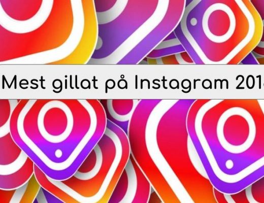 Mest gillat på Instagram 2018