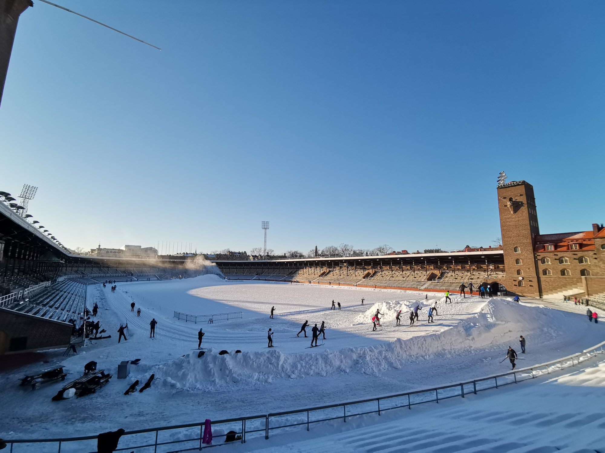 Längdåkning på Stadion