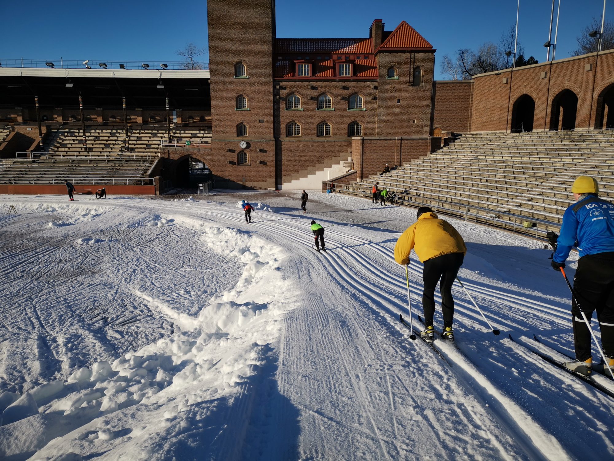 Längdåkning på Stadion