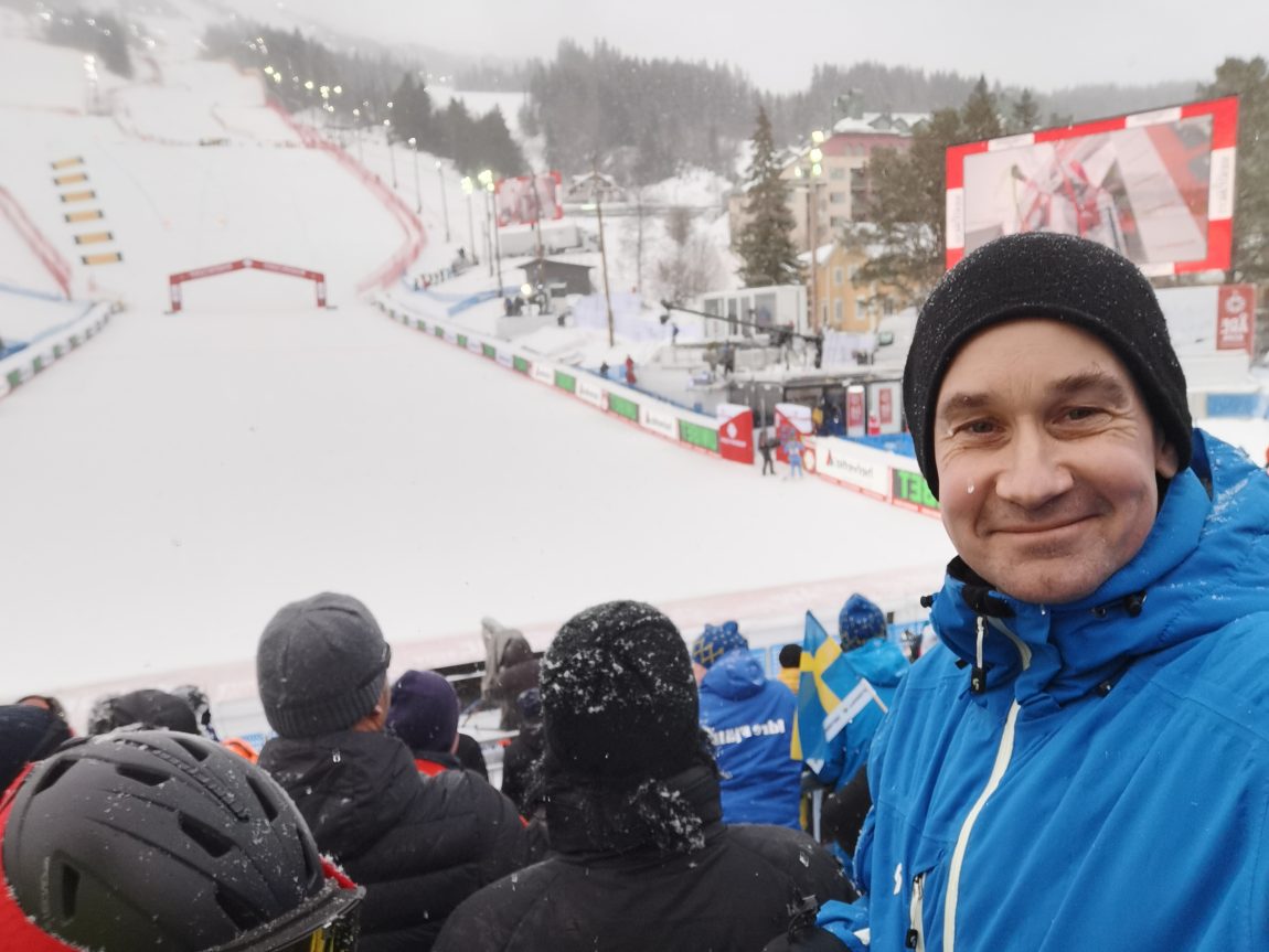 Skidåkning i Åre under VM