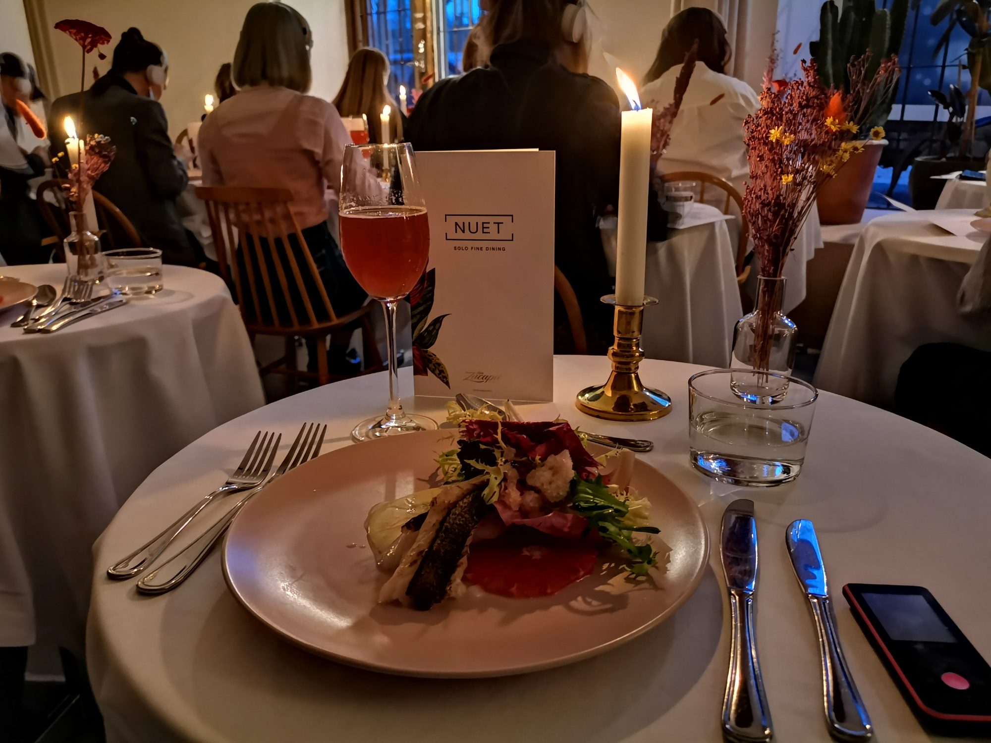 Äta ensam på restaurang - Nuet 3.0 Solo Fine Dining