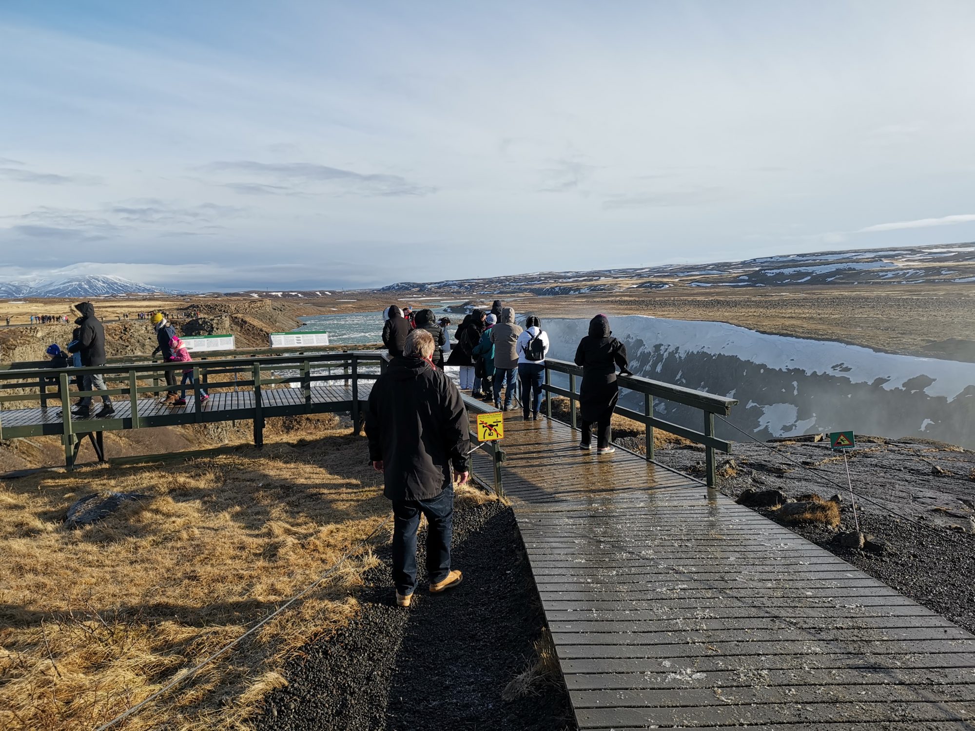 Golden Circle på Island Gullfoss