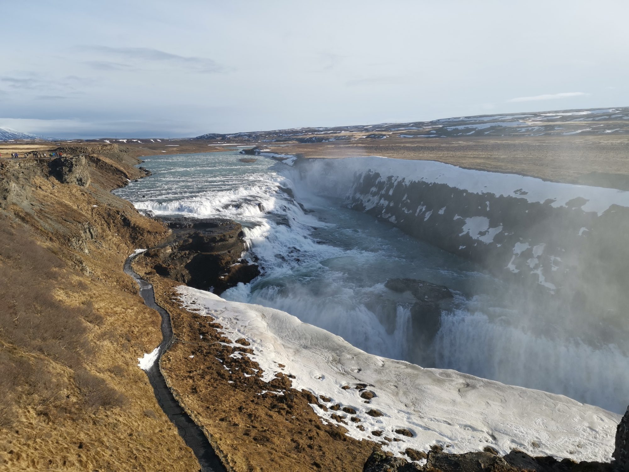 Golden Circle på Island Gullfoss