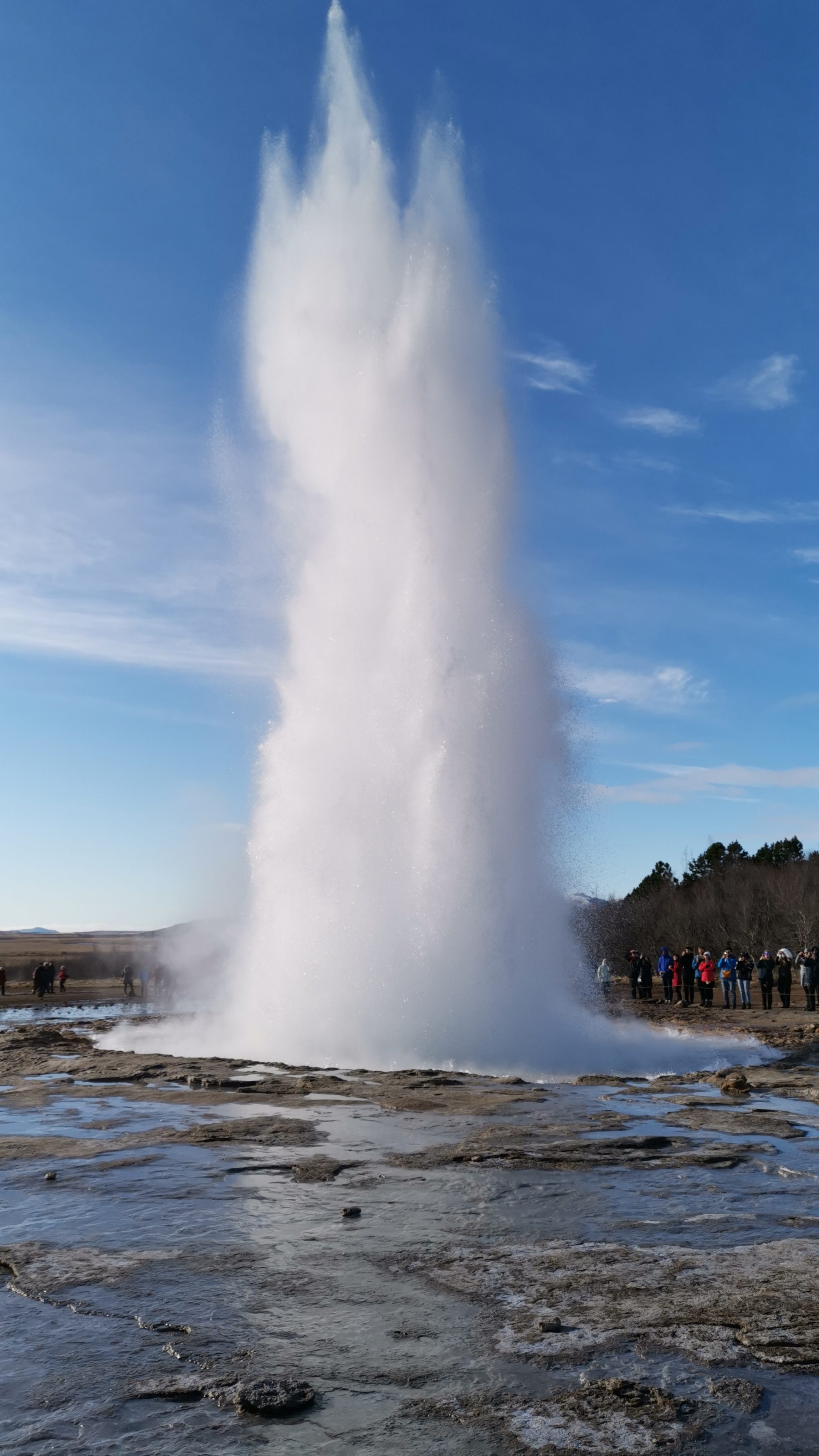 Golden Circle på Island Gejsrar vid Haukadalur