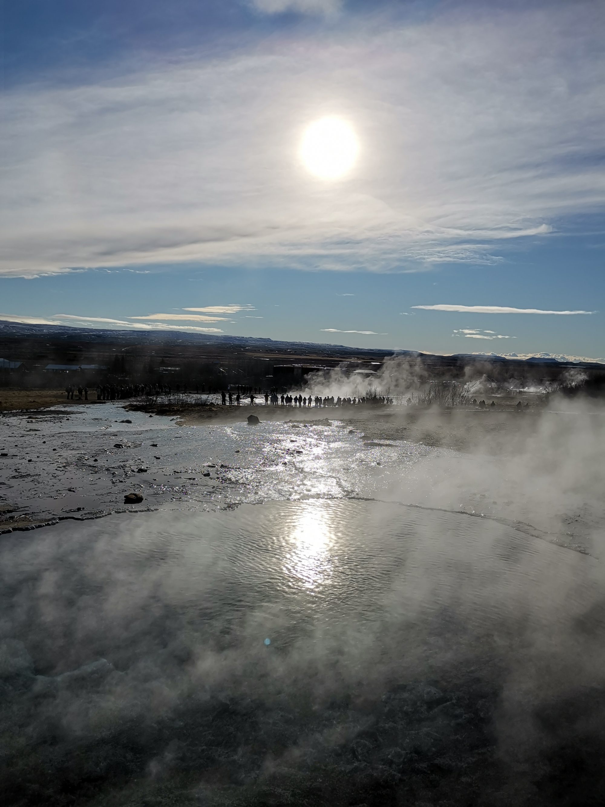 Golden Circle på Island Gejsrar vid Haukadalur