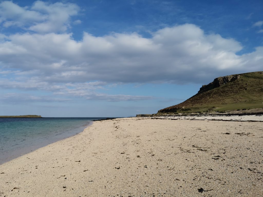 Coral Beach på Isle of Skye