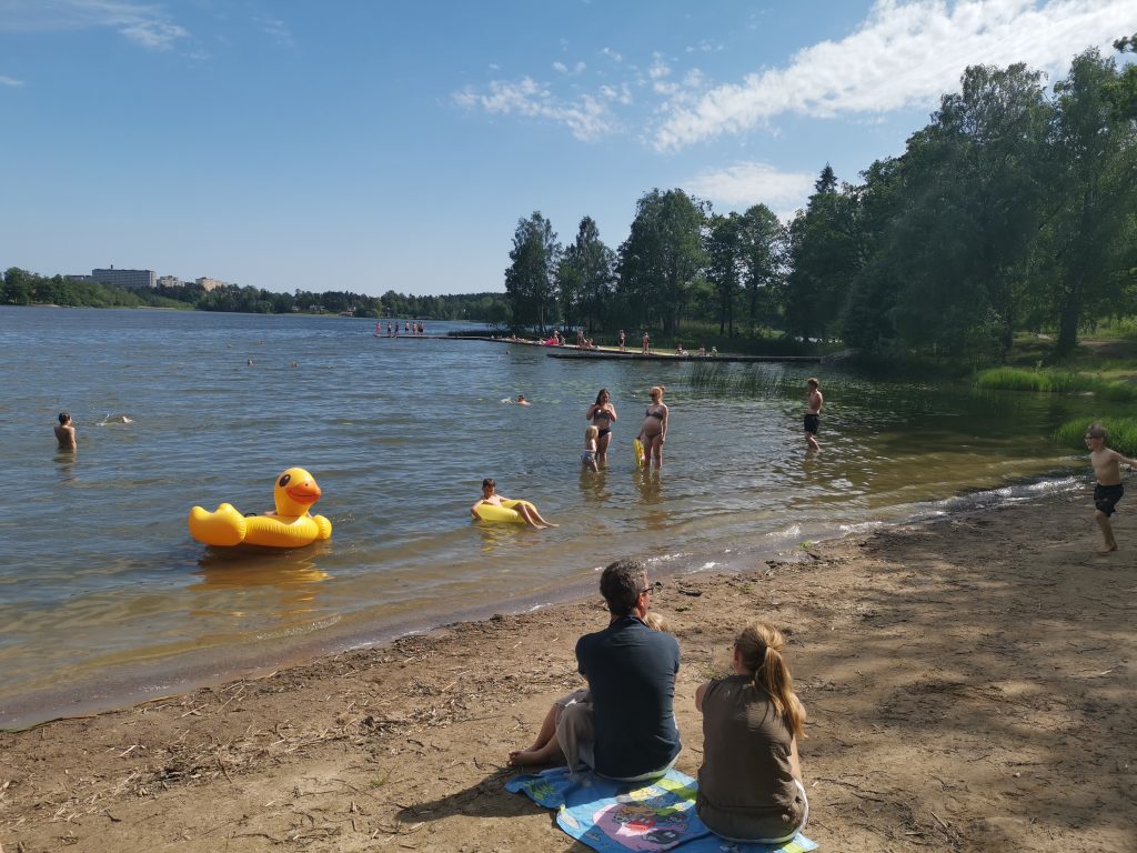 Ängsholmsbadet i Täby