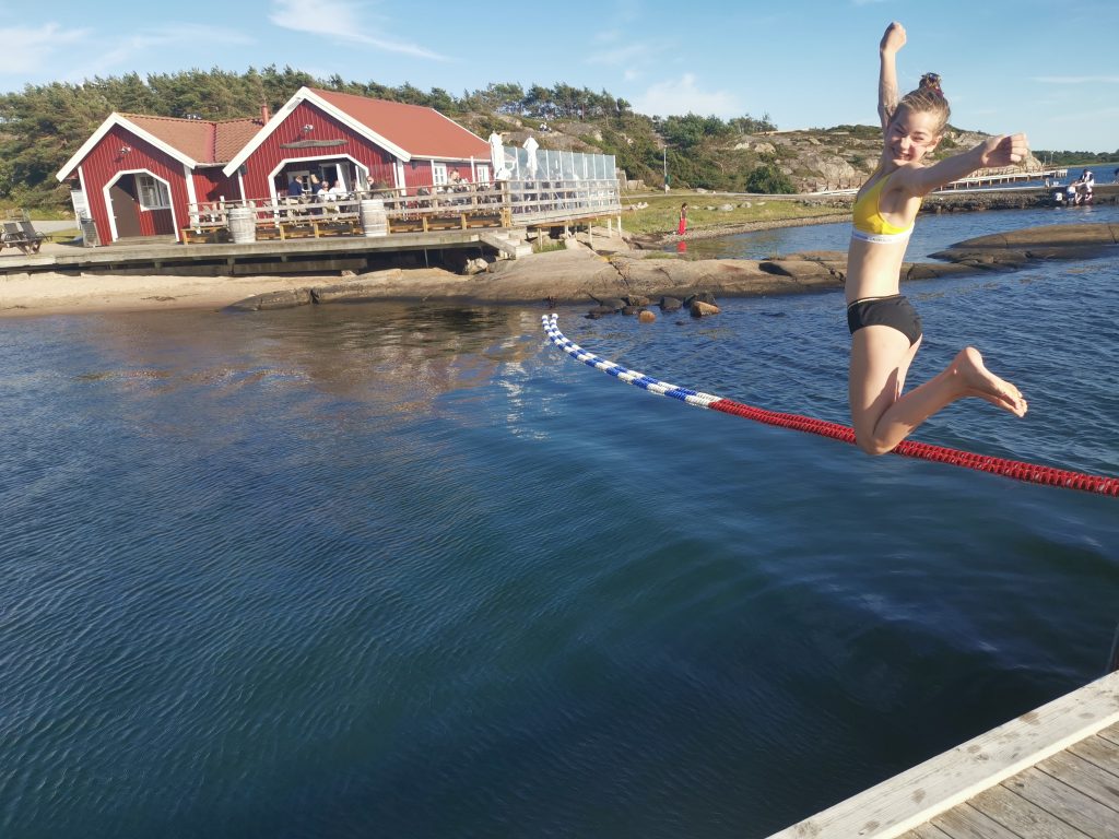 Bastuhus vid havet