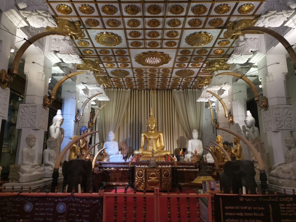 Temple of the tooth i Kandy i Sri Lanka