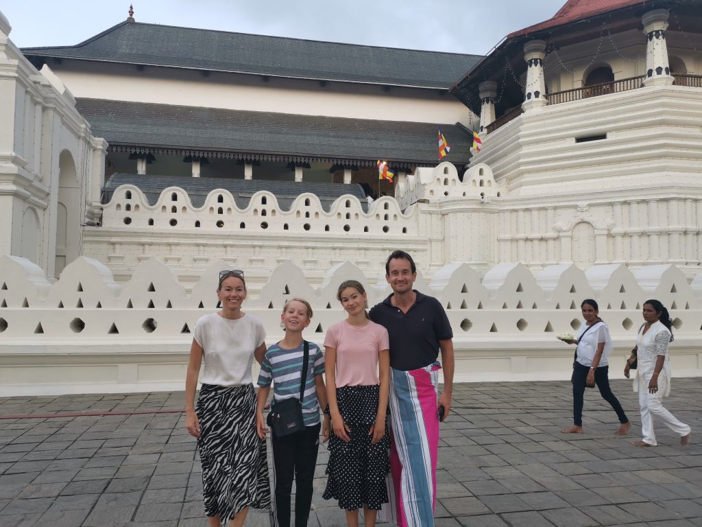 Temple of the tooth i Kandy i Sri Lanka