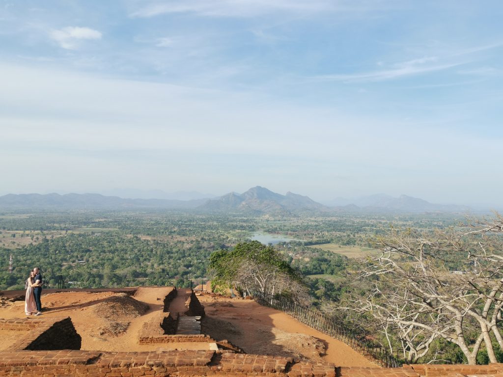 På toppen av Sigiriya - Lion Rock