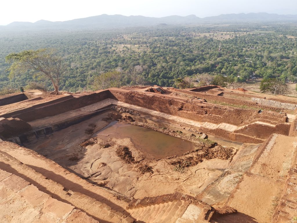 På toppen av Sigiriya - Lion Rock