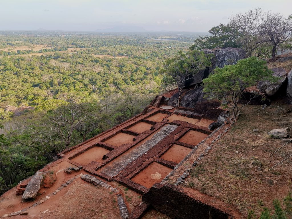 På toppen av Sigiriya - Lion Rock