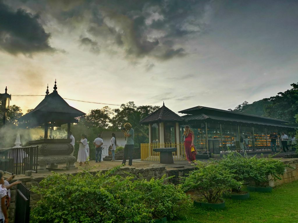 Temple of the tooth Kandy i Sri Lanka