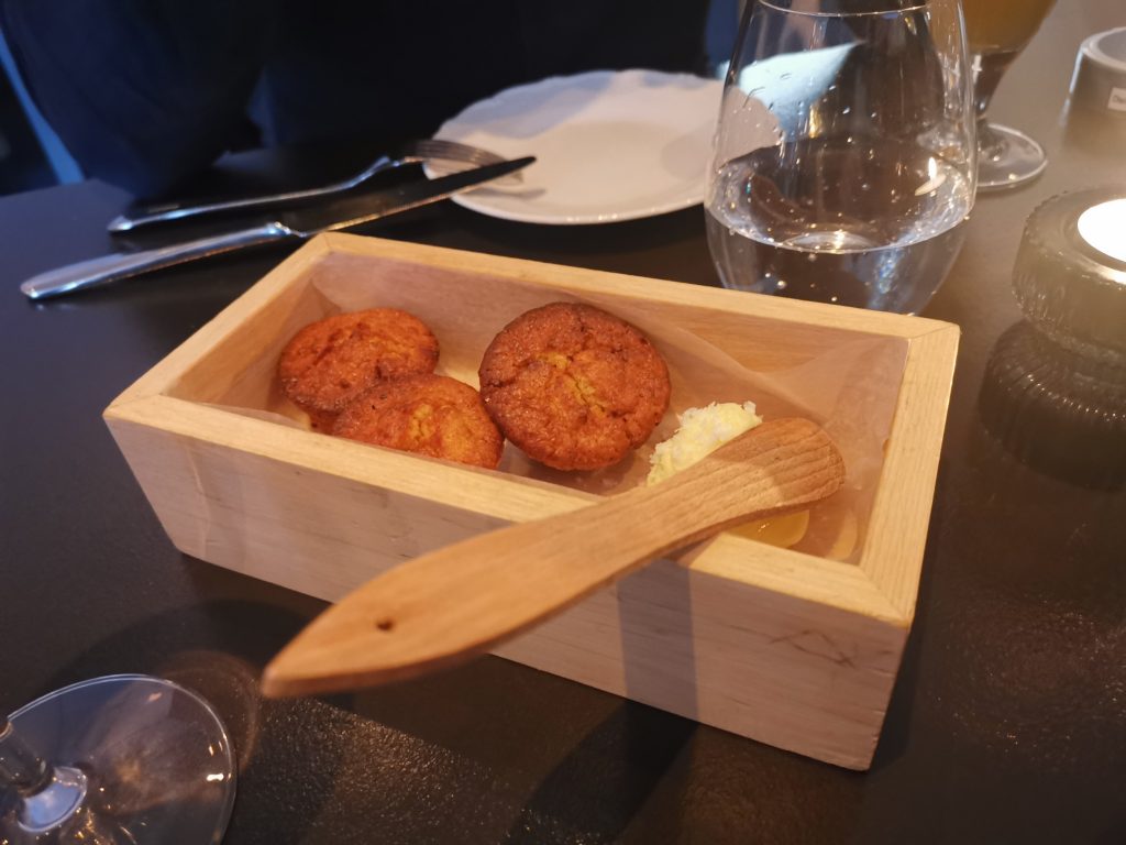 Majsbröd på Restaurang Copine