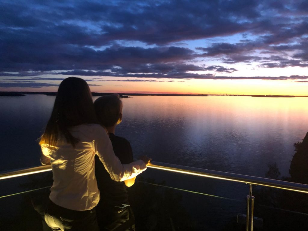 Weekend på Kolmården- utsikt från Vildmarkshotellets terrass