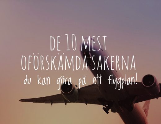 De 10 mest oförskämda sakerna du kan göra på ett flygplan