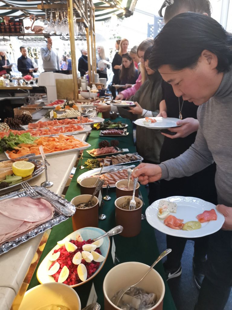 Julbord på Hallwylska