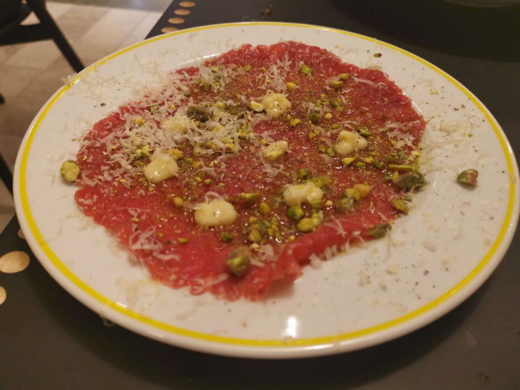 Carpaccio på Positano