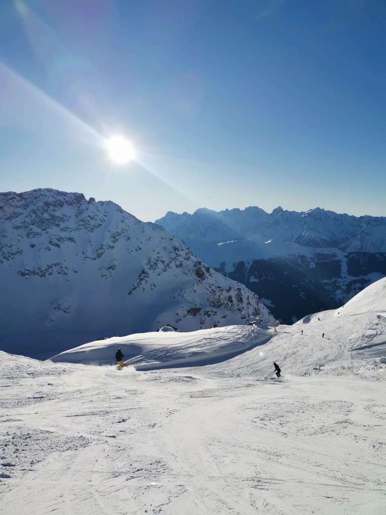 Skidåkning i Verbier