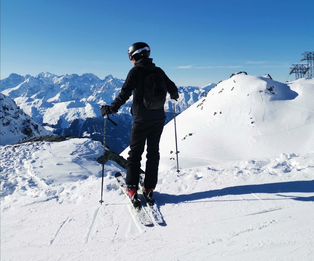 Skidåkning i Verbier