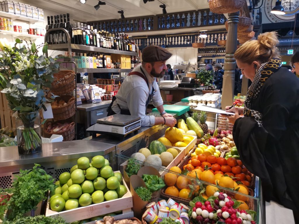 Nyrenoverade Östermalmshallen