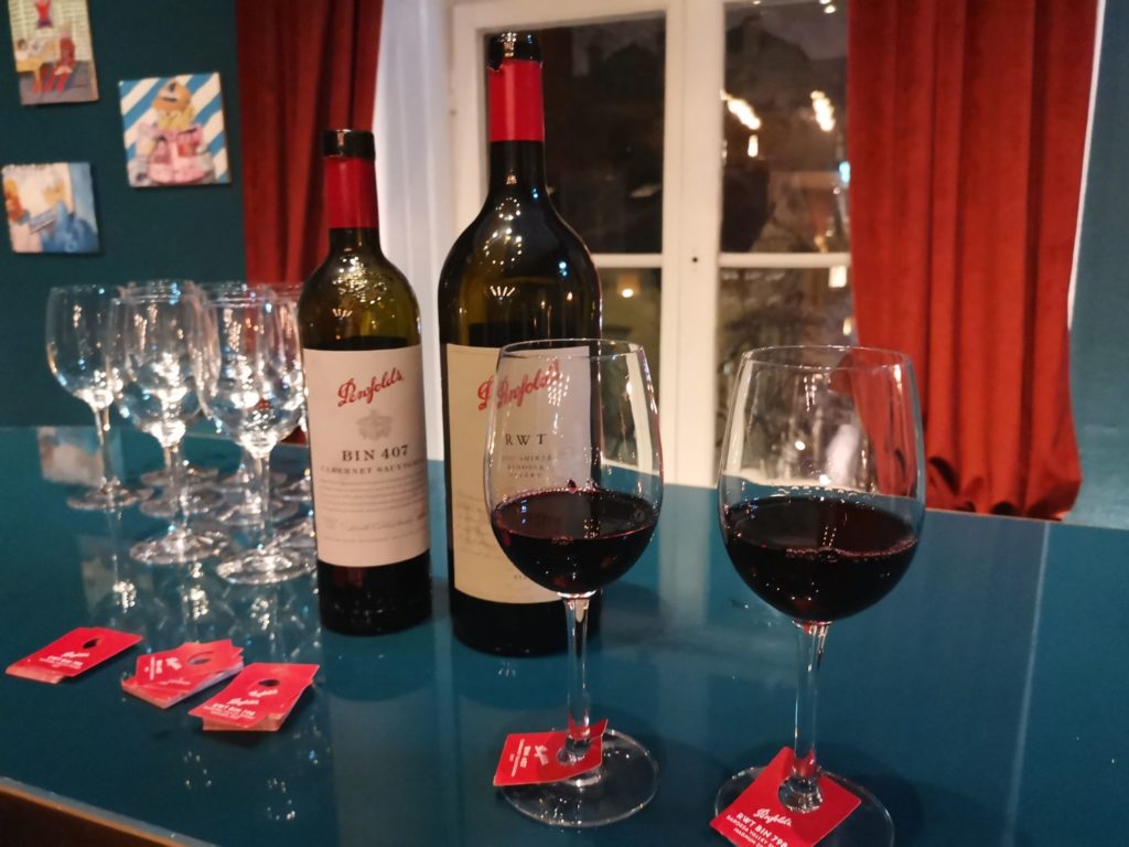 Wine Makers dinner med Penfolds