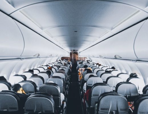 Risken att smittas av coronavirus på flygresan