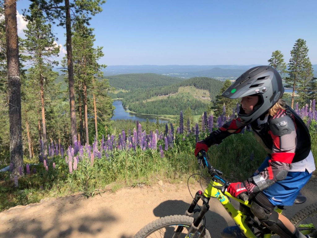 Downhill i Järvsö Bergscykel Park