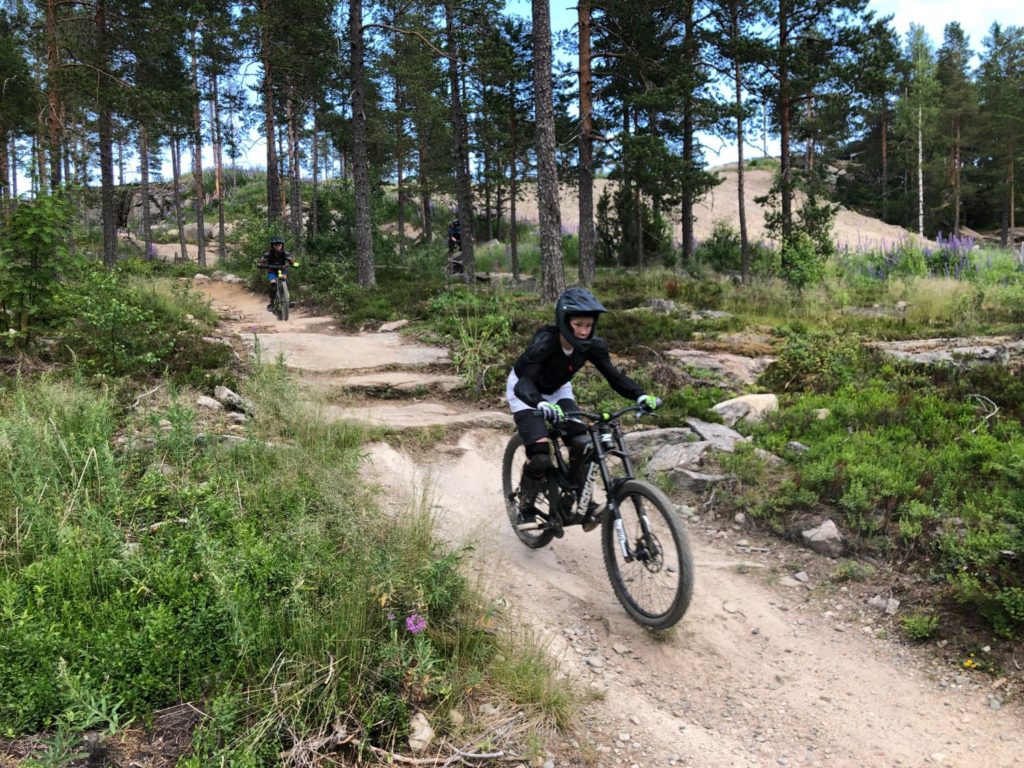 Downhill i Järvsö Bergscykel Park