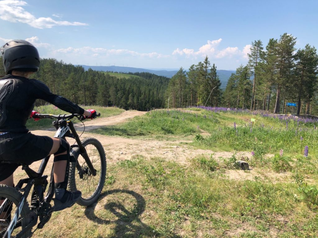 Downhill i Järvsö Bergscykel Park