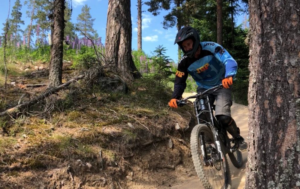 Downhill i Järvsö Bergscykel Park