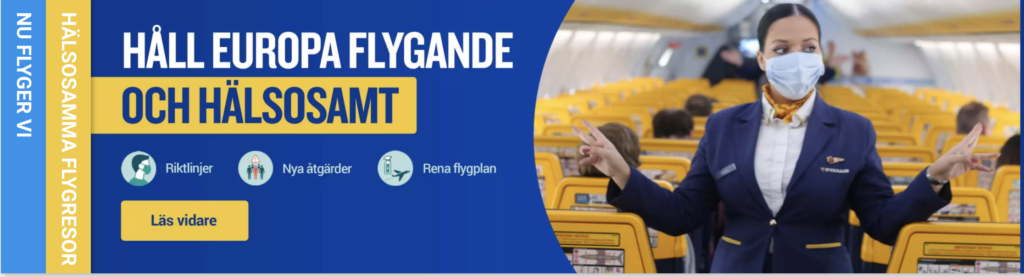 Flyga utomlands innan 15 juli