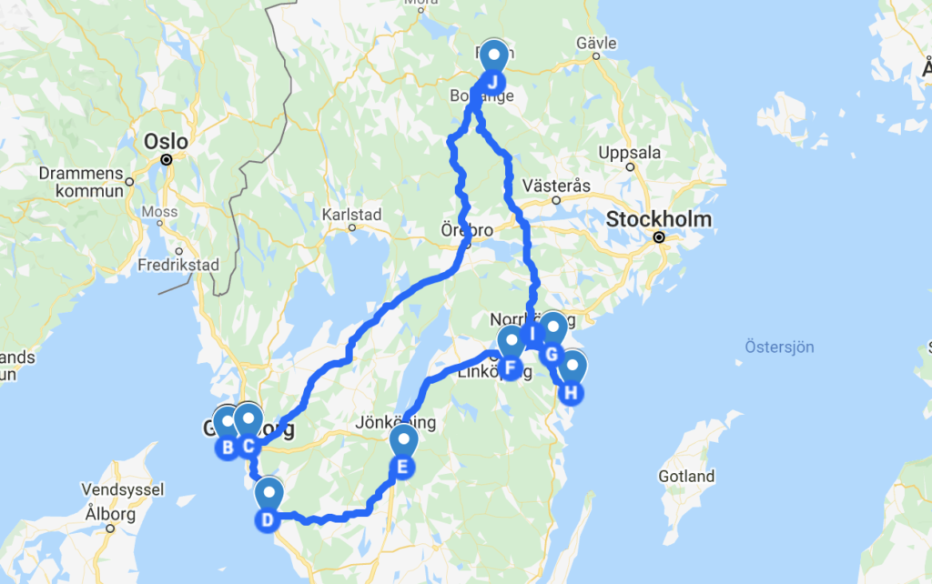 Roadtrip till Västkusten