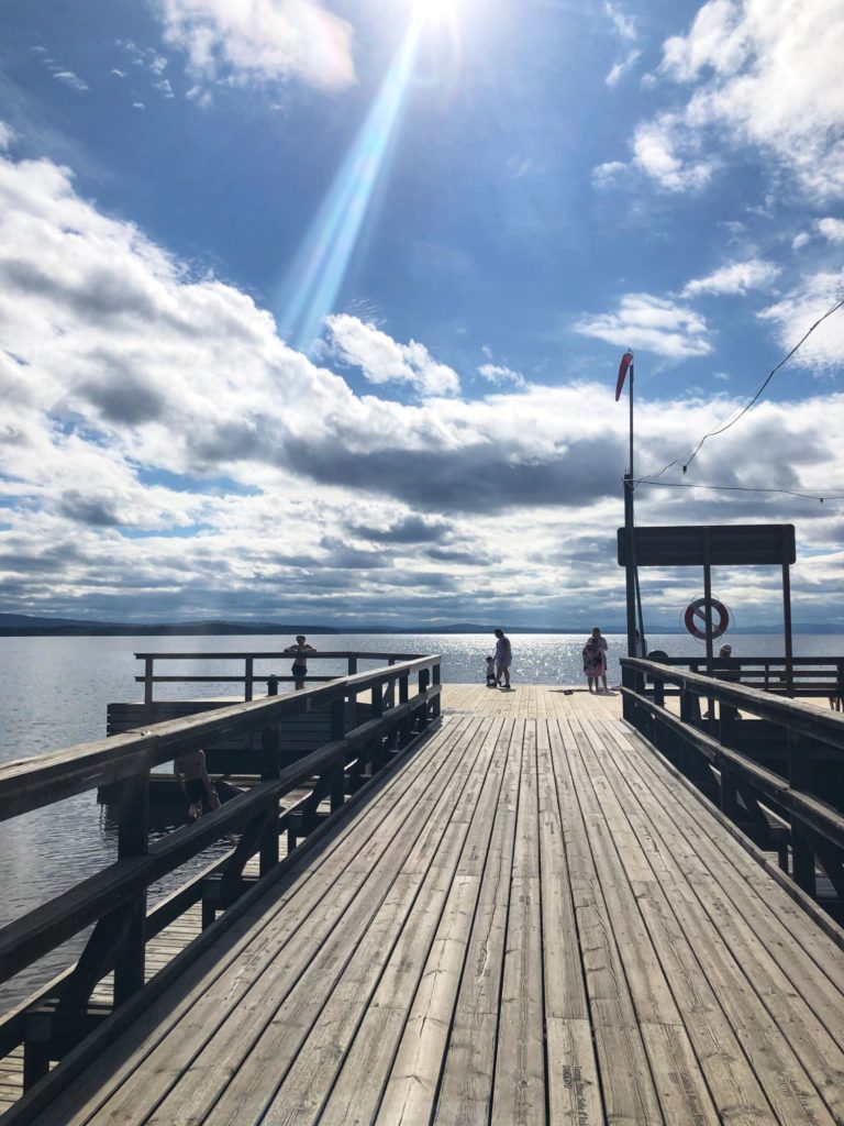 Världens längsta insjöbrygga - Långbryggan i Rättvik