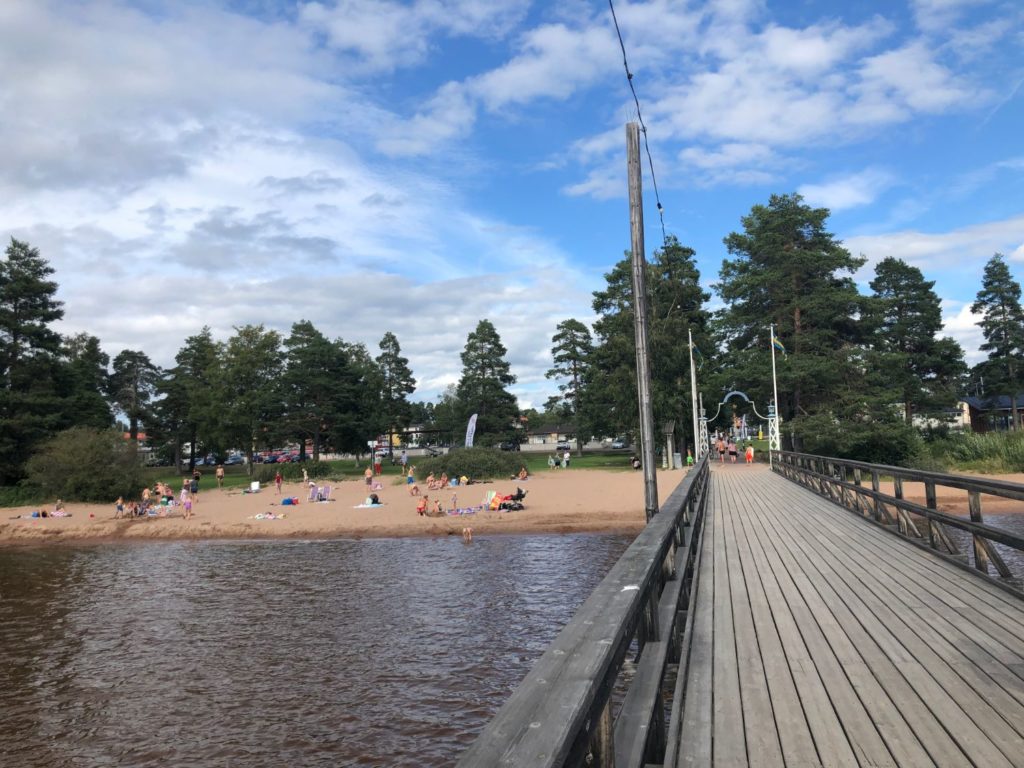 Världens längsta insjöbrygga - Långbryggan i Rättvik