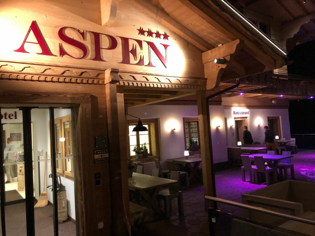 Restaurang Aspen i Grindenwald 