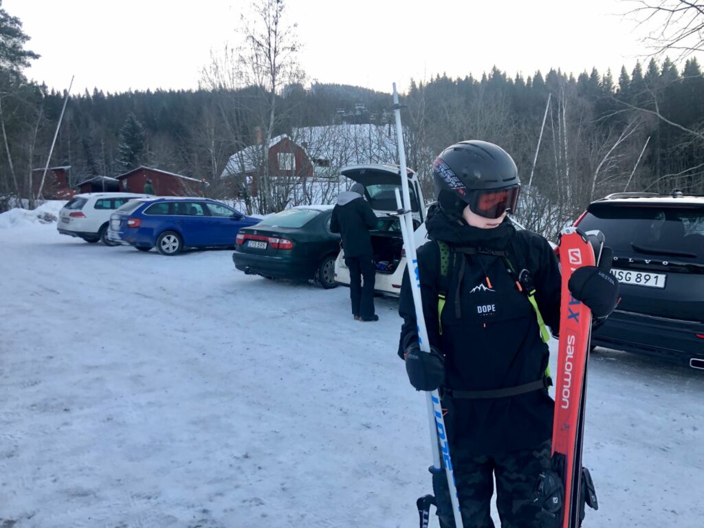 Bästa stället att parkera på vid Romme Alpin