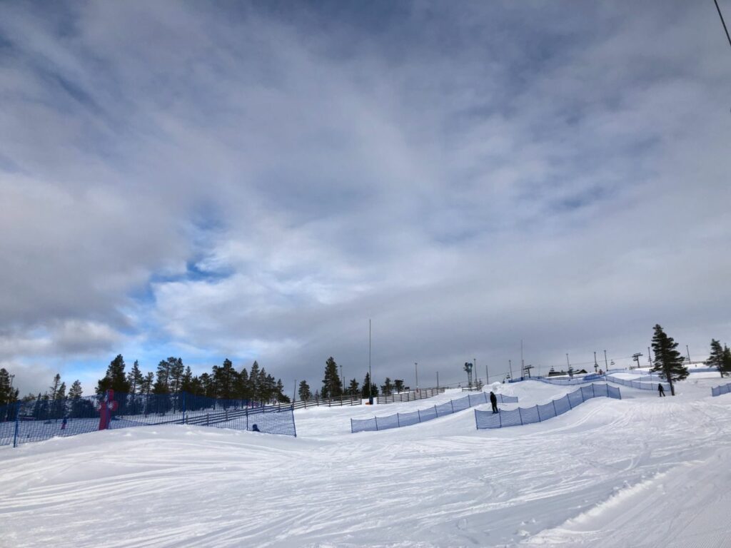 Hoppområden i Hundfjället i Sälen