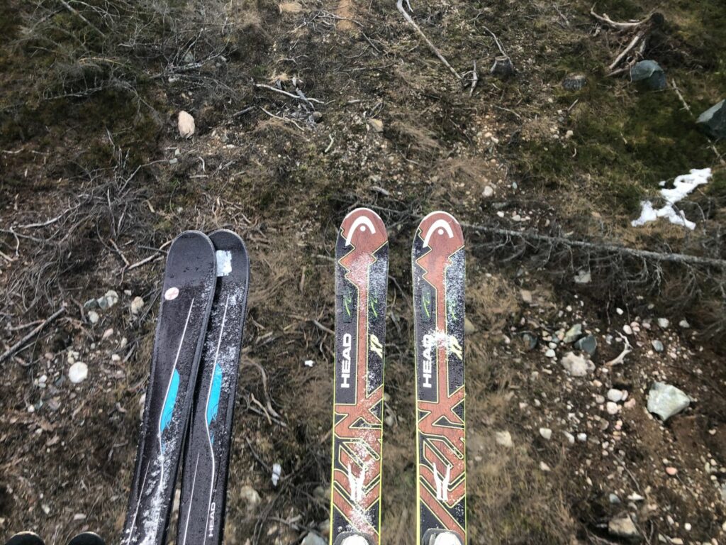 Snö i backarna - ingen offpist