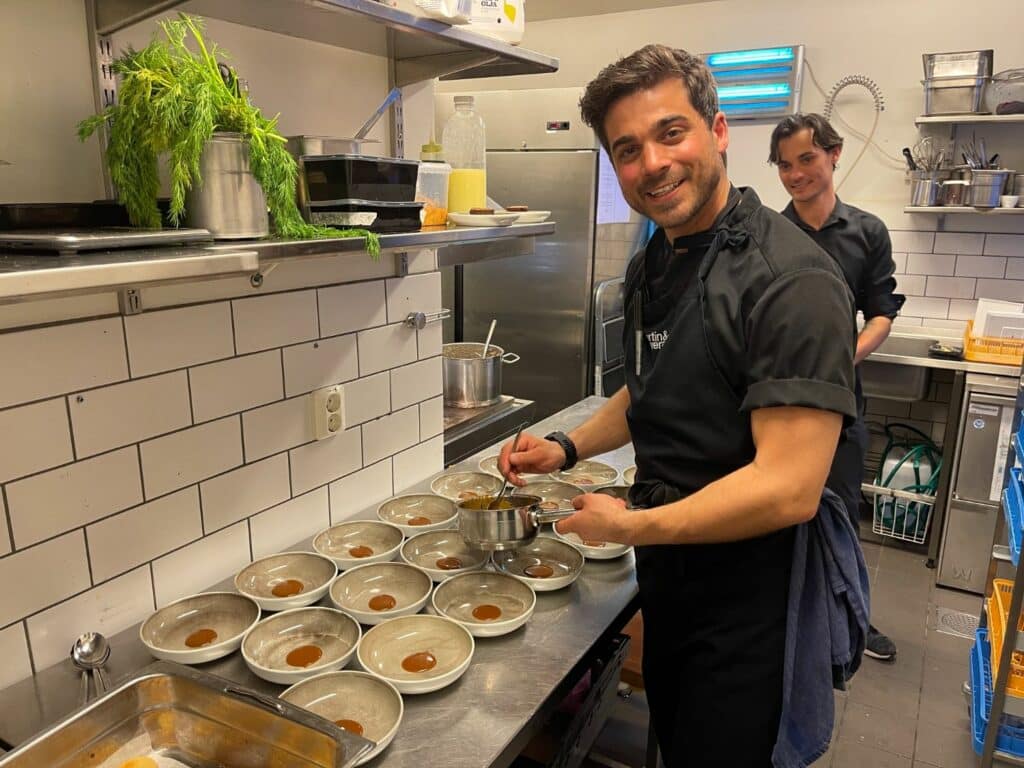 Middag på restaurang Meteorologen