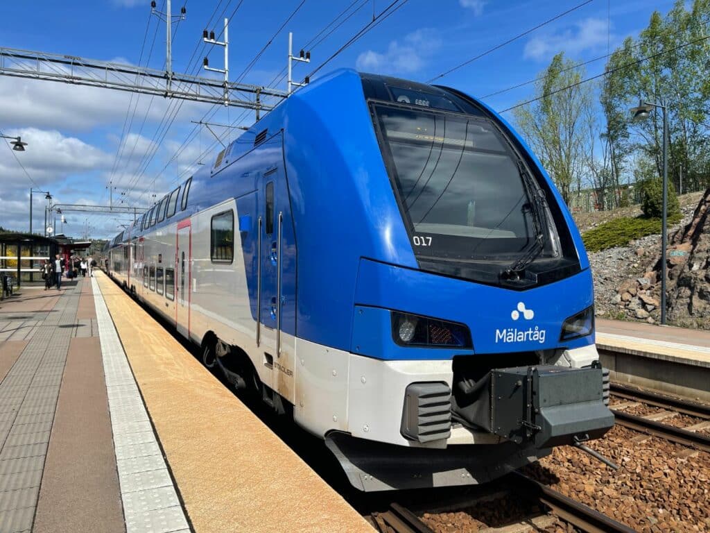 Tåget till Mariefred från Stockholm