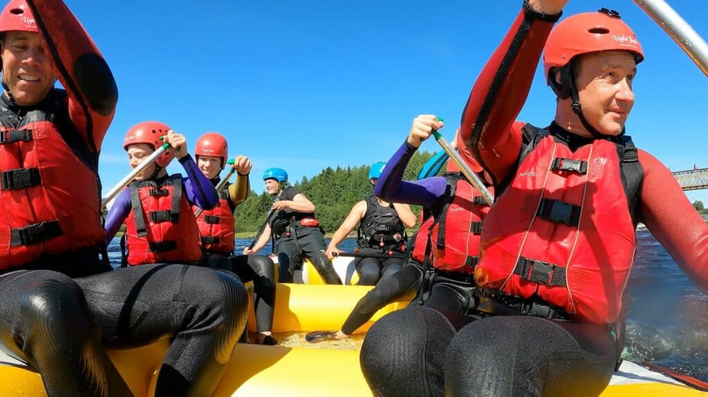 Forsränning i Edängeforsen med Upplev Järvsö