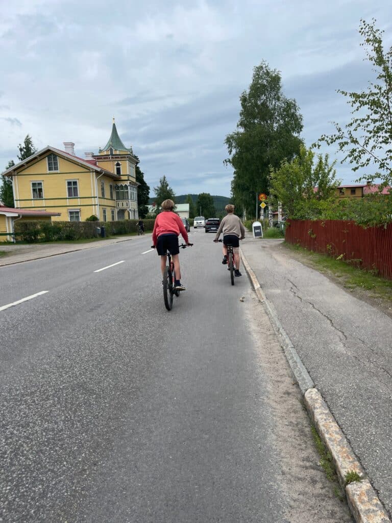 Lunch på Järvsö Creperie