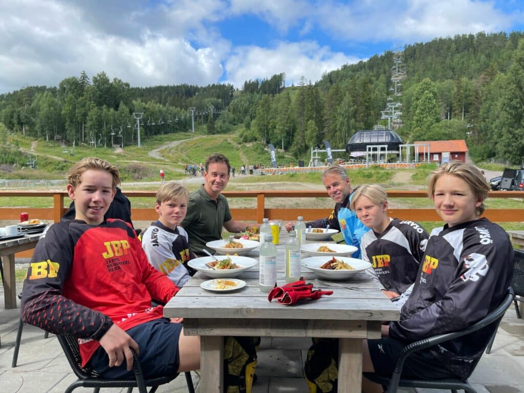 Lunch på Cykelbistron